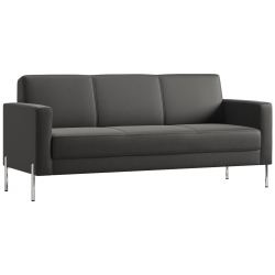 Диван Everprof Dexter трехместный Экокожа Pegaso Черный