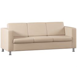 Диван Everprof Felix трехместный Экокожа Pegaso Бежевый