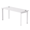 Стол прямой на металлокаркасе Everprof EVO 1580х670x755 мм опоры 45 гр Белый/Белый