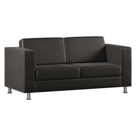 Диван Everprof Felix двухместный XL Экокожа Pegaso Черный