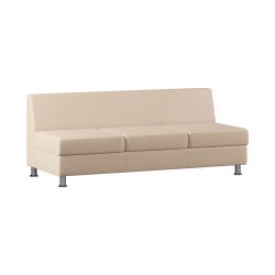 Модуль Everprof Monro трехместный Экокожа Pegaso Бежевый