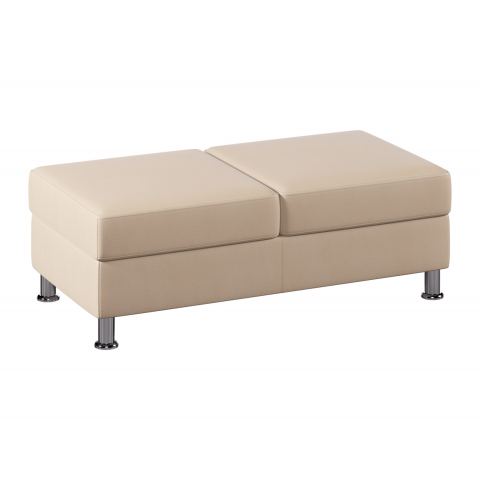 Пуф Everprof Monro двухместный Экокожа Pegaso Бежевый