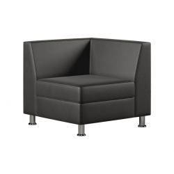 Модуль Everprof Monro угловой Экокожа Pegaso Черный