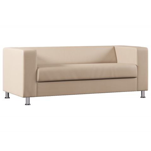 Диван Everprof Wilson трехместный Экокожа Pegaso Бежевый