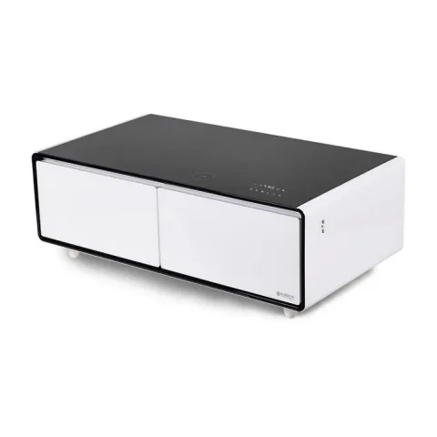 Умный кофейный столик с холодильником EUREKA TB135, White+Black