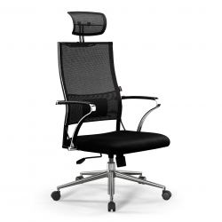 Кресло Ergolife Sit Air-180 B2-290K - Mesh(YP99)+UMF(X1) /Km00/Wh00/K15cL/H13mM-1D(TG1.0Ch/M09.B23.G18.W01) (Черный)