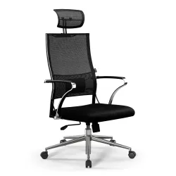 Кресло Ergolife Sit Air-180 B2-290K - Mesh(YP99)+UMF(X1) /Km00/Wh00/K15cL/H13mM-1D(TG1.0Ch/M09.B23.G18.W01) (Черный)