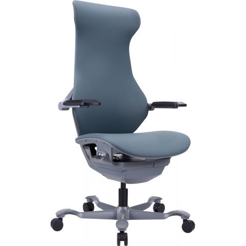 Кресло Everprof Atom Grey Экокожа Серый