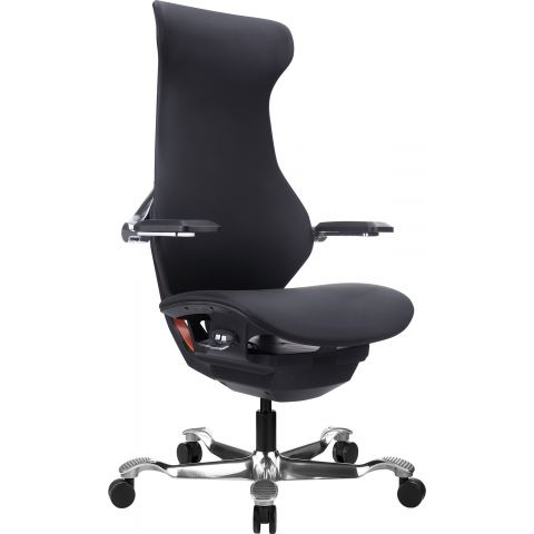 Кресло Everprof Atom Black Экокожа Черный