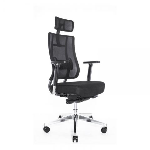 Кресло Falto X-Trans Xtr 11KAL-AL  (каркас черный, спинка черная, сидение черное)