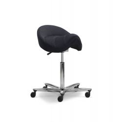 Стул-седло Activ-S с механизмом Body-Balance 1802-31 (обивка: ткань-Medley 60999 black)