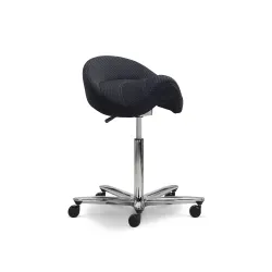Стул-седло Activ-S с механизмом Body-Balance 1802-31 (обивка: ткань-Medley 60999 black)