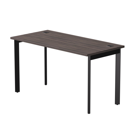 Стол прямой на металлокаркасе Everprof EVO 1380х670x755 мм опоры 45 гр Дуб Пасадена/Черный