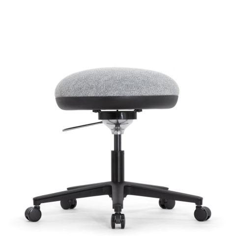 Стул мобильный Falto Fit Ball (каркас чёрный/обивка серая)