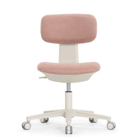 Универсальное кресло Falto Rookie plus (каркас светлый/обивка розовая)