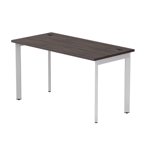 Стол прямой на металлокаркасе Everprof EVO 1380х670x755 мм опоры 45 гр Дуб Пасадена/Белый