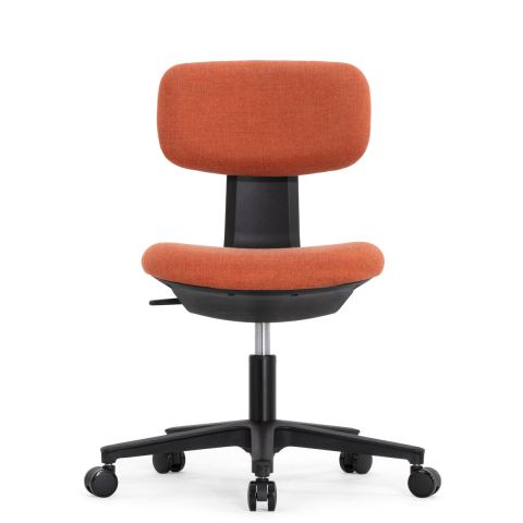 Универсальное кресло Falto Rookie plus (каркас чёрный/обивка красный апельсин)