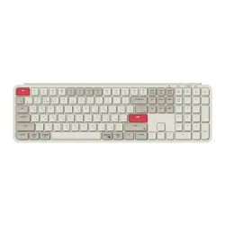 Беспроводная ультратонкая клавиатура Keychron B6 Pro, 109 клавиш, ножничные переключатели, цвет Retro Red