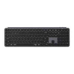 Беспроводная ультратонкая клавиатура Keychron B6 Pro, 109 клавиш, ножничные переключатели, цвет Space grey