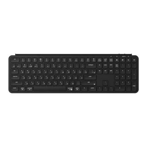 Беспроводная ультратонкая клавиатура Keychron B6 Pro, 109 клавиш, ножничные переключатели, цвет Deep Black