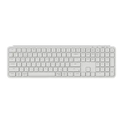 Беспроводная ультратонкая клавиатура Keychron B6 Pro, 109 клавиш, ножничные переключатели, цвет B6 Pro Ivory White