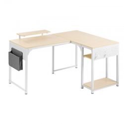 Стол письменный (для компьютера) угловой EUREKA ZX-L150B-MWW-RU с шириной 150 см, Maple White