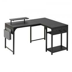 Стол письменный (для компьютера) угловой EUREKA ZX-L150B-B-RU с шириной 150 см, Black