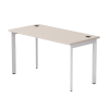 Стол прямой на металлокаркасе Everprof EVO 1380х670x755 мм Кашемир/Белый
