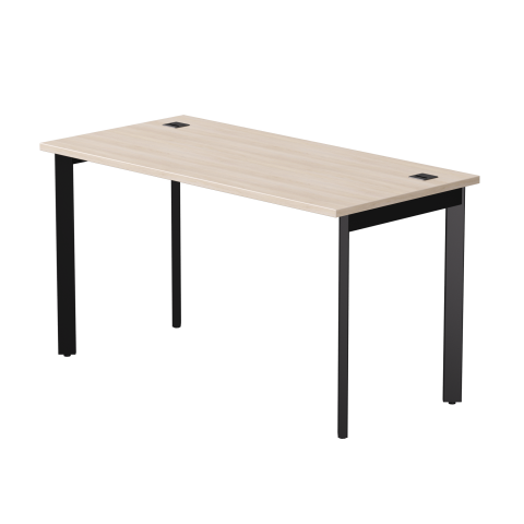 Стол прямой на металлокаркасе Everprof EVO 1380х670x755 мм Дуб Соната/Черный