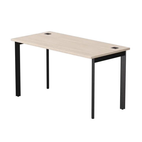 Стол прямой на металлокаркасе Everprof EVO 1380х670x755 мм Дуб Соната/Черный