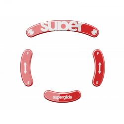 Стеклянные глайды (ножки) для мыши Pulsar Superglide для Logitech GPro Wireless [RED] - FE Limited Edition