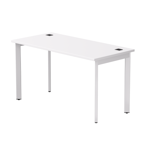 Стол прямой на металлокаркасе Everprof EVO 1380х670x755 мм Белый/Белый