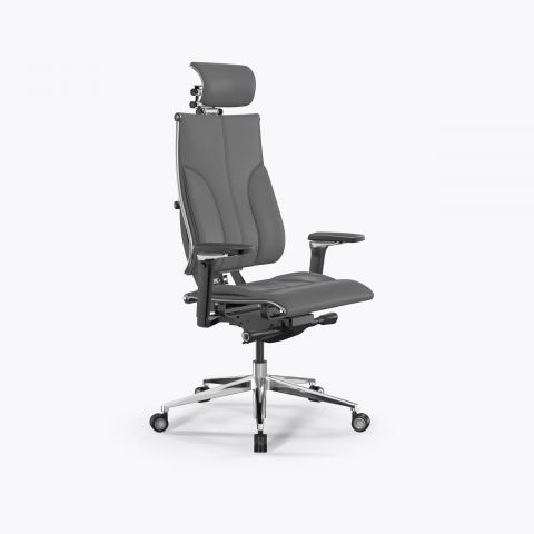 Кресло Метта Y 4DF B2-10D - Infinity /Kc06/Nc06/D15P/H13mL-3D(M26.B35.G25.W04), Серый