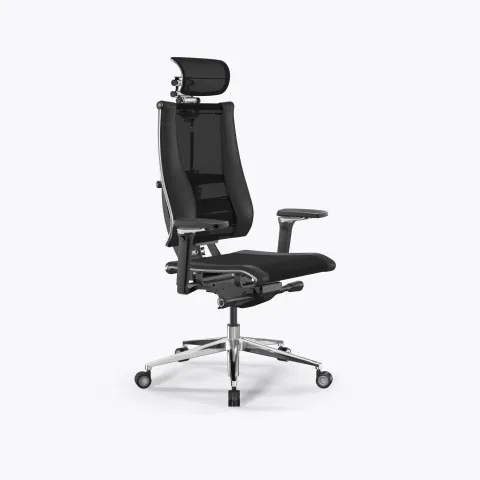 Кресло Метта Y 4DF B2-14D - YM93+Infinity /Kc09/Nc09/D15P/H13mM-3D(M26.B35.G25.W04), Черный