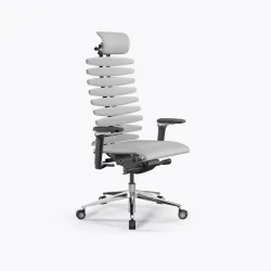 Кресло Метта EQ L2-47D - Infinity /Hm47/Nc200/D15P/H13mL(M26.B35.G25.W04), Белый(Черный)