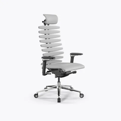 Кресло Метта EQ L2-47D - Infinity /Hm47/Nc200/D15P/H13mL(M26.B35.G25.W04), Белый(Черный)