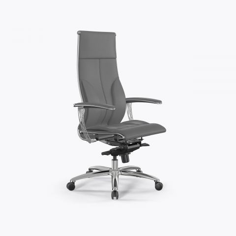 Кресло Метта Samurai L1-10U - Infinity /Kc06/Nc06/U0mL-mL(M06.B31.G04.W03), Серый