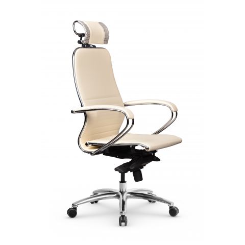 Кресло Метта Samurai K-2.04 Infinity Easy Clean (Молочный)