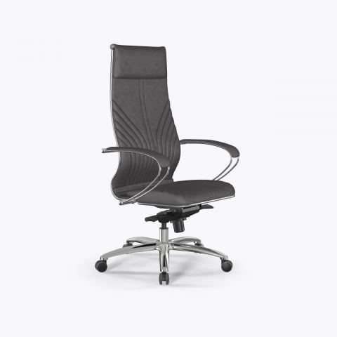 Кресло Метта Samurai L1-13K - GoyaLE /Kc31/Wm31/K2cV(M06.B31.G04.W03), Темно-серый