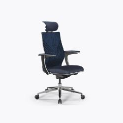 Кресло Метта Samurai M3-13U - GoyaLE /Kc31/Wm31/U1mV-mL/H13mV-3D(M26.B32.G25.W03), Синий