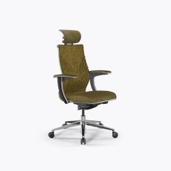 Кресло Метта Samurai M3-13U - GoyaLE /Kc31/Wm31/U1mV-mL/H13mV-3D(M26.B32.G25.W03), Оливковый