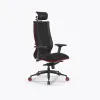 Кресло Метта Samurai B2-44D - UMF(SY271)+Infinity /Krm44/Wrm44/D04P/H17rmL-3D(M06.B11.G22.W28), Черный