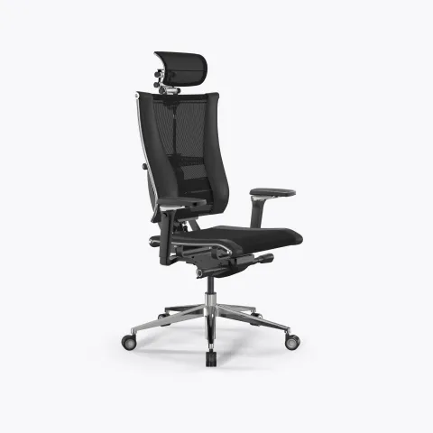 Кресло Метта Y 4DT B2-57D - YM93+Infinity /Vc09/Nc09/D15P/H13mM-3D(M26.B32.G25.W04), Черный