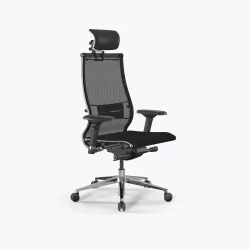 Кресло Метта Samurai L2-5D - TS /Kc00/Nc00/D04P/H13mL-3D(M26.B32.G25.W03), Черный