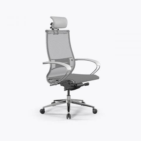 Кресло Метта Samurai L2-5K - TS /Kc00/Nc00/K2cL/H13mL-3D(M26.B32.G25.W03), Белый