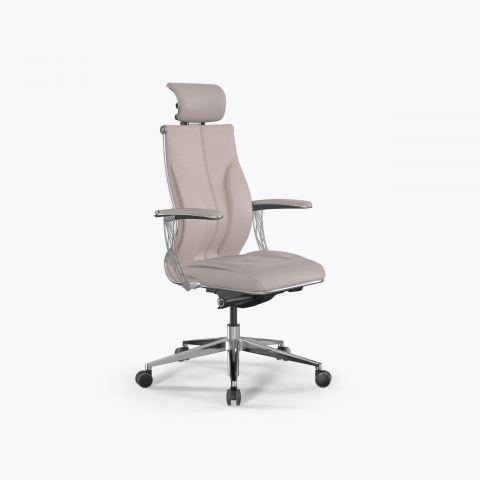 Кресло Метта Samurai M3-11U - Infinity /Kc06/Wm06/U1mL-4c3/H13mL-3D(M26.B32.G25.W03), Светло-бежевый