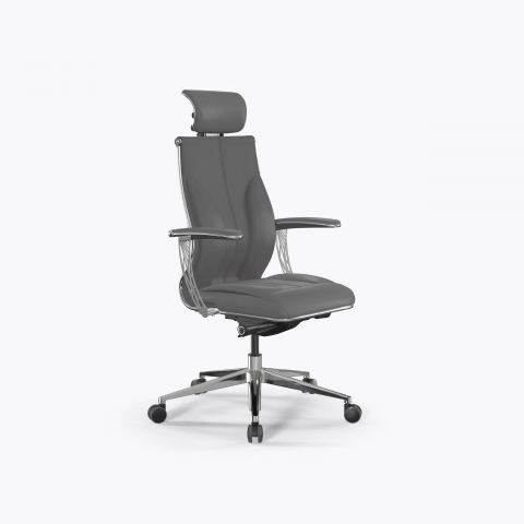 Кресло Метта Samurai M3-11U - Infinity /Kc06/Wm06/U1mL-4c3/H13mL-3D(M26.B32.G25.W03), Серый