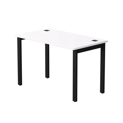 Стол прямой на металлокаркасе Everprof EVO 1180х670x755 мм Белый/Черный