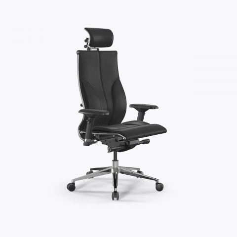 Кресло Метта Samurai L2-10D - Infinity /Kc06/Nc06/D04P/H13mL-3D(M26.B32.G25.W03), Черный