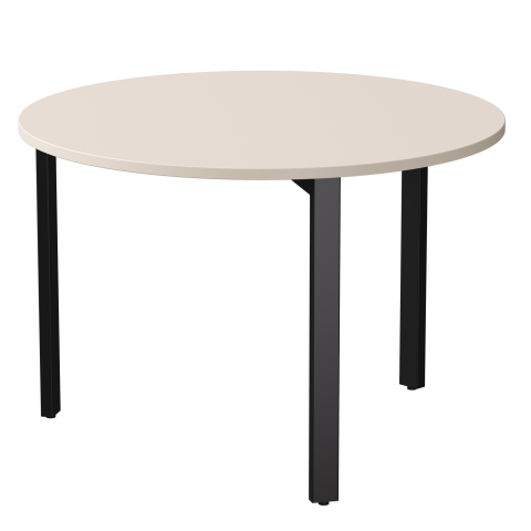 Стол переговорный D1100 Everprof EVO 1100x755 Кашемир/Черный